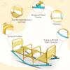 Kindergarten Children Outdoor Rocking Horse Outdoor Park Playground Equipment Double Or Triple Seesaw Swinging Fun view 4