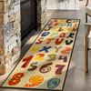 SMXVRC Alphabet Runner Rug for Kids, 2x10ft, ABC & 123 Educational Learning Hallway Rug, Patchwork Fabric Style Washable Non Slip Entry Carpet for Preschool Classroom Nursery view 1
