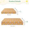 KEEPREAL Decorated Cow Waterproof Crib & Playard Sheet, Soft Fitted Cover view 2