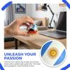 2026 World Cup Soccer Fidget Toy with 3D Printed Flags. Quiet Stress Relief clicker for Office Desk. Durable Keychain with Metal Ring. Portable Squeeze Ball for Men Teens.Portugal view 4