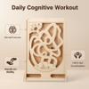 Marble Maze Activity Board for Seniors, Wooden Hand Coordination Game view 2