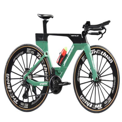 Generisch 1:8 Alloy Timer Highway Bicycle Model Simulation Linkable Foot Pedal Rotating Bicycle Wraps Adult Collection Boys Creative Gifts (Green)