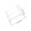 SOLUSTRE 2pcs Acrylic Figurine Display Stands for Figurines and Dolls, Tiered Display Shelf, Sturdy and Not Easy to Deform, for Jewelry Store or Home Dressing Table view 2