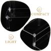 SOLUSTRE 2pcs Acrylic Figurine Display Stands for Figurines and Dolls, Tiered Display Shelf, Sturdy and Not Easy to Deform, for Jewelry Store or Home Dressing Table view 3