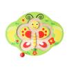 Fonowx Kids Balance Board Wooden Standing Wobble Board Sensory Exercise Balancing Board with Balls Core Training Wooden Construction Suitable for Children, Butterfly view 2