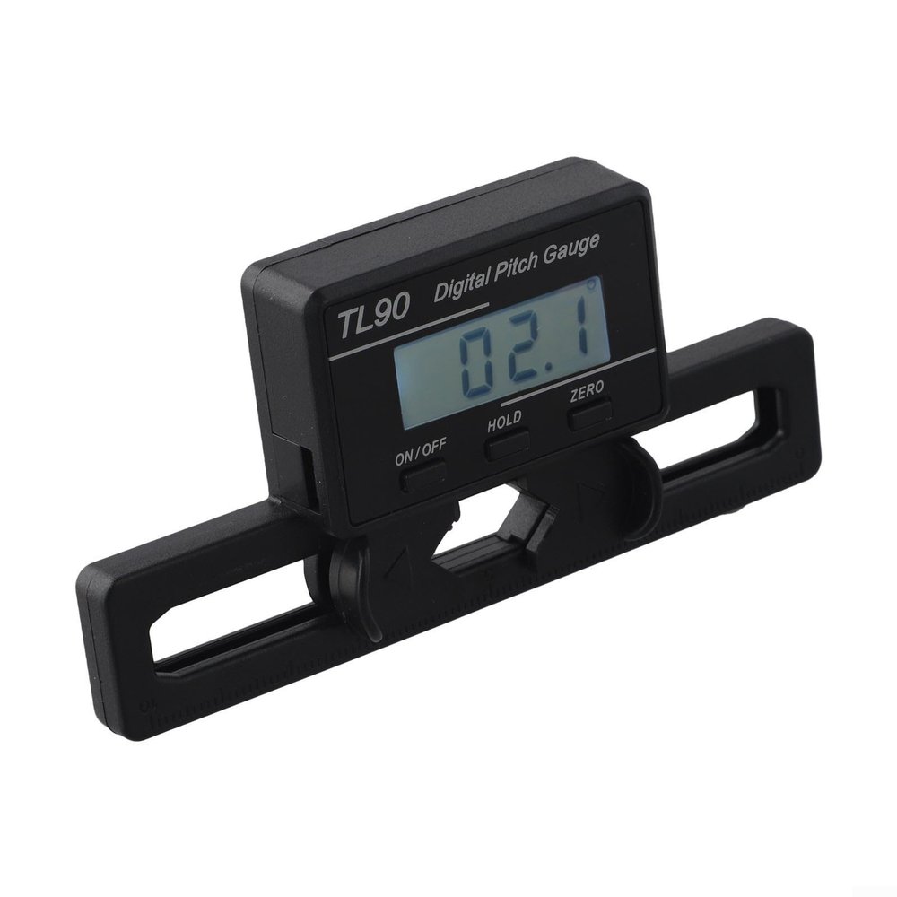 TL90 Digital Step Indicator with LCD Display, Spiral Stepper Gyroscope for 250-800mm Helicopter Rotor, Auto Level Detection