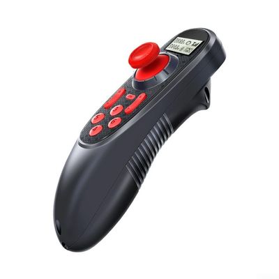 6CH RC Transmitter and Receiver Set, .4GHz FHSS with LCD Telemetry, Rechargeable Remote Controller for RC Boat
