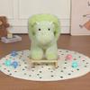 Kids Ride-On Rocking Horse Toy with Jingle Bells.Alpaca Rocking Toy with Hand Puppets and Safety Belt for Children 1-3 Years,Soft Plush Fabric,White,CPC Certified (Green) view 3
