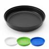 MEKA Deep Tuff Tray 27.8 Round Sensory Play Base, Heavy Duty Plastic Deep Spot Messy Activity Mud Water Sand Tray for Toddlers, Outdoor Indoor Open-Ended Learning Toy Black view 1