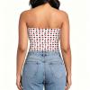 CAIENSO Hearts Spades Poker Casino Tube Tops for Women view 3