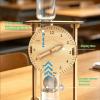 DIMITU Hand Making Wooden Water Clock Physics Teaching Aid for Science Experiment and Home Decorations Water Drip Clock view 3