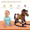 Kikubes 28" Kids Rocking Horse, Built-in Saddle and Equipped Footrest for Boys and Girls Over The Age of Three. view 4
