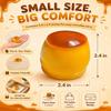 Caramel Pudding Stress Ball Squishy Crunchy Bead Filled Non Rebound Handmade Taba ASMR Anxiety Relief for Adults Party Favor Squeeze Cute Realistic Food Soft Sticky Silicone Dessert view 4