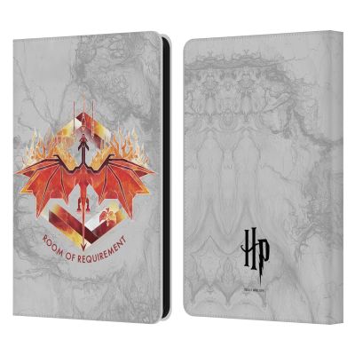 Head Case Designs Officially Licensed Harry Potter Room of Requirement Deathly Hallows IV Leather Wallet Case Compatible with Amazon Kindle Paperwhite 6