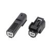 2 Pin Female Male Auto Injector Electronic Waterproof Connector DJ70210Y-1.2-11/21 2P(10 Sets) view 3