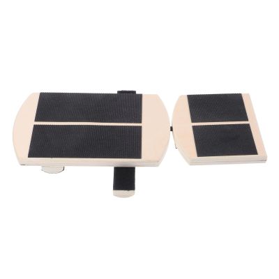 JEWEDECO Wooden Ankle Stability Board for Single-leg Balance Training and Foot Strengthening, Calf Stretch and Stability Board for Home and Gym Use, for Dancers
