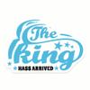 The King Has Arrived Stickers - Baby Shower Boy Announcement - New Dad Celebration - Father's Day - 2 Pack - 5 Inch Design - Smooth Surface Vinyl Stickers - Printed in the USA - IHS11189 view 1
