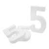 Toddmomy 3pcs White Wooden Numbers for DIY Crafts, Freestanding Wood Number Cutouts with Wear-Resistant Finish, for Special Occasions and Home Decoration view 1