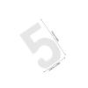Toddmomy 3pcs White Wooden Numbers for DIY Crafts, Freestanding Wood Number Cutouts with Wear-Resistant Finish, for Special Occasions and Home Decoration view 2