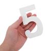 Toddmomy 3pcs White Wooden Numbers for DIY Crafts, Freestanding Wood Number Cutouts with Wear-Resistant Finish, for Special Occasions and Home Decoration view 4