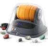 TYBJLXF Rotary Rock Tumbler with Noise Reduction Cover,Polishing Grits + Jewelry Fastenings,Electric Gem Grinder for Adults Kids Geology Mineral view 1