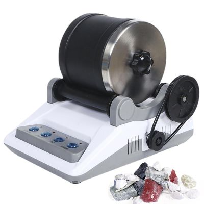TYBJLXF Rock Tumbler Polisher Kit,Electric Gem Grinder with Timmer Buttons,Detachable,DIY Stone for Kids All Ages