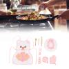 WGFOIP Kids Chef Set Lightweight Comfortable Educational Toys for Children Cooking Fun, 10 Pieces with Apron, Hat, Gloves, Rolling Pin view 2