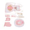 WGFOIP Kids Chef Set Lightweight Comfortable Educational Toys for Children Cooking Fun, 10 Pieces with Apron, Hat, Gloves, Rolling Pin view 4