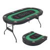 Garvee 8 Player Poker Table Foldable with Deepen Cup Holders & Padded Rails view 1