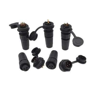 Connector Plastic Socket PY07 Z108 Butt Connector 2pin 3pin 4pin 5pin 6pin 7pin 8pins 1Pcs(3P Bayonet)