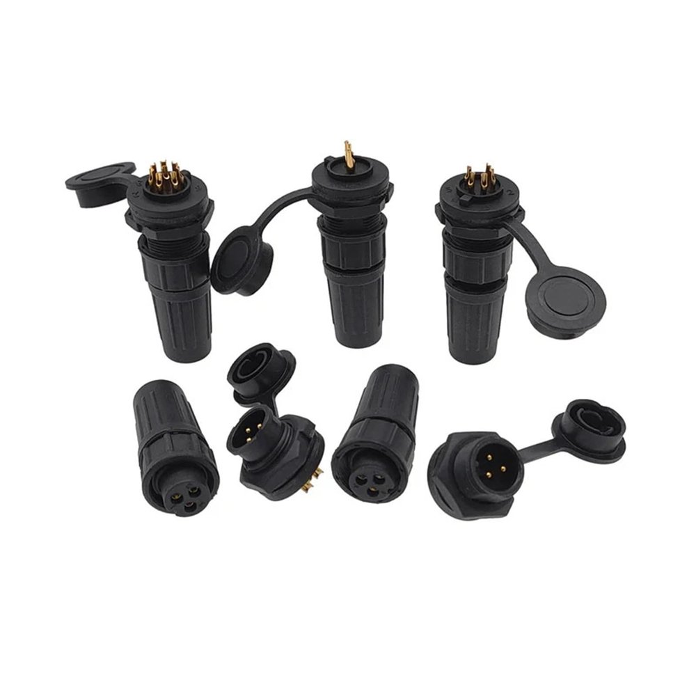 Connector Plastic Socket PY07 Z108 Butt Connector 2pin 3pin 4pin 5pin 6pin 7pin 8pins 1Pcs(3P Bayonet)