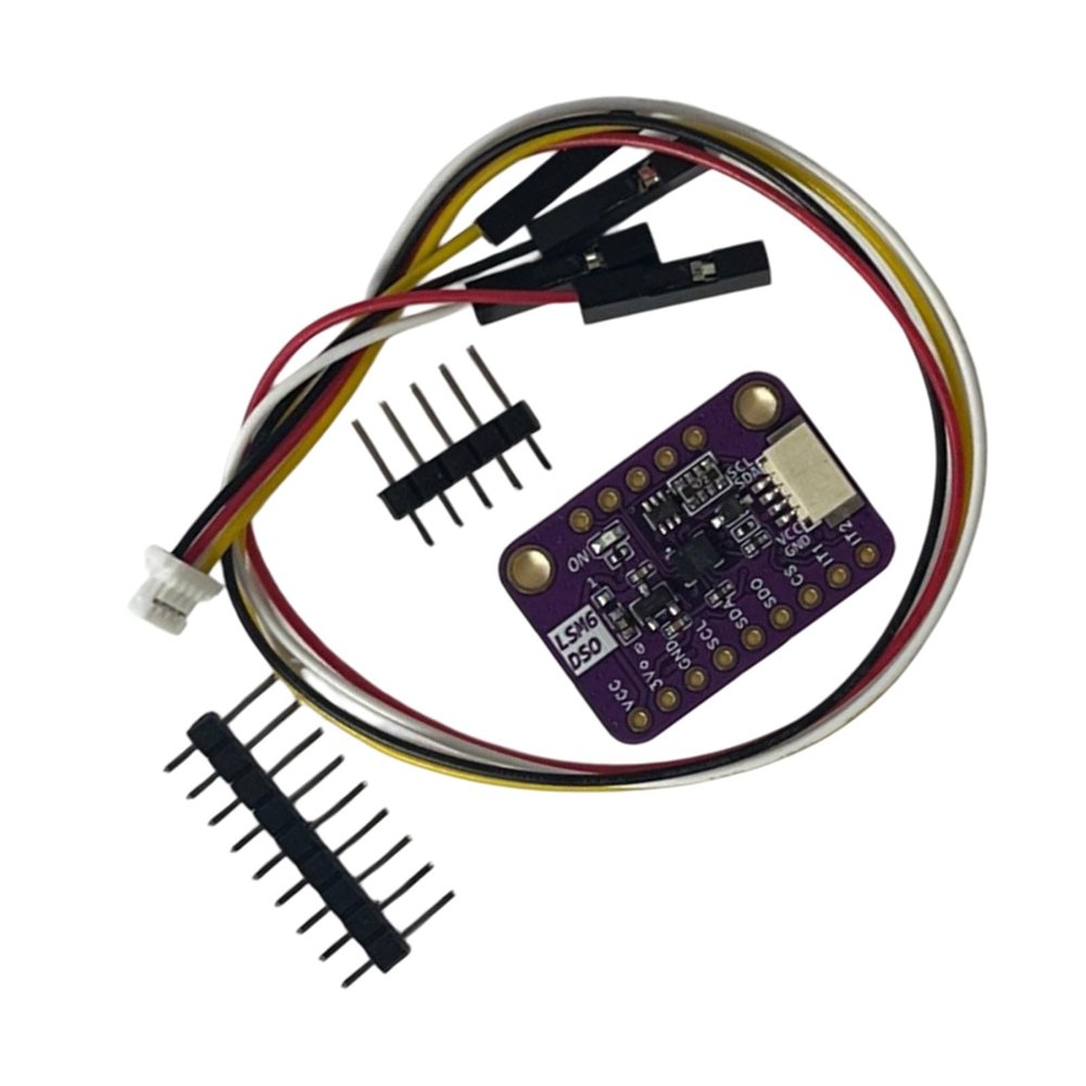 LSM6DSO Accelerometer Gyroscope Board I2C SPI I3C Interface, Compact 6DoF IMU Module for Wearable Sensing, Analysis, and Motion Tracking