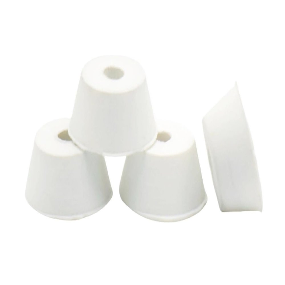 5set 70A Pro Fingerboard Bushing Durable Rubber Material Cone Shape(White)