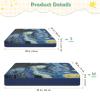 Starry Whale Pack n Play Sheets Fitted Playard Mattress Sheet view 3