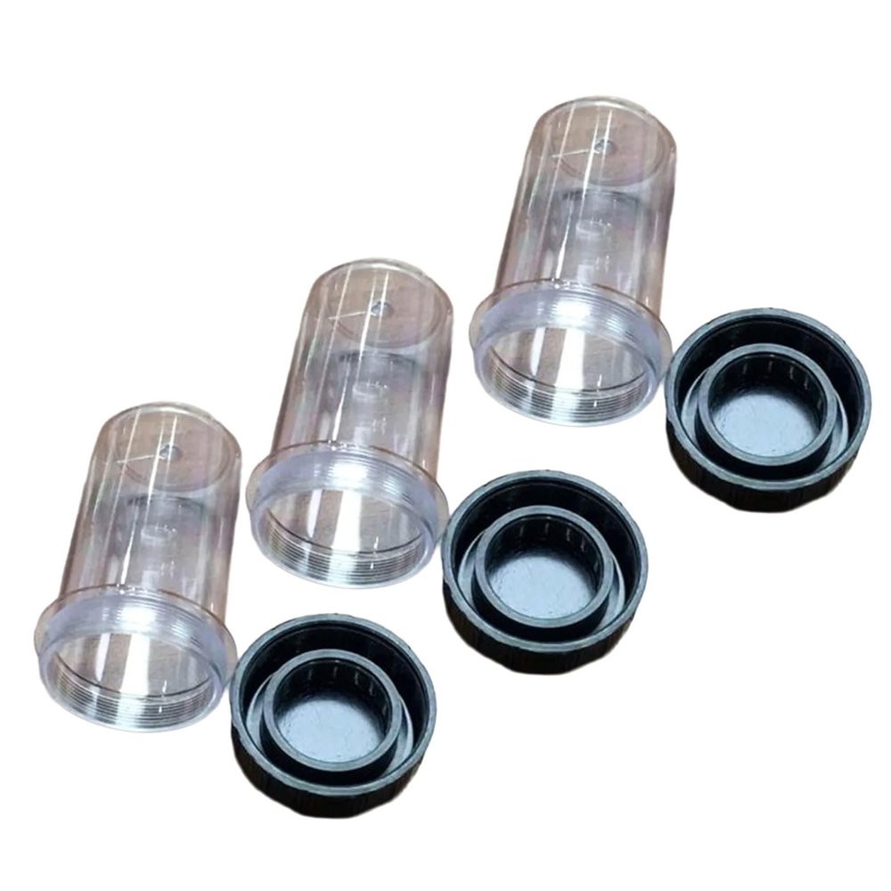 Microscope Objective Lens Protective Case Storage Container for Biological Lab Microscopes, Protection for Sensitive Lenses (1/3 / 5 Pack)