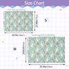 Spring Rabbits Carrots Teal Print Nursing Cover Privacy Coverage for Mother view 3