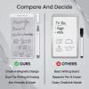 Zunate Magnetic Writing Board 5.5 Inch with 0.7mm Stylus, Reusable Drawing Notepad, Portable Erasable Memo Pad for Fridge Office Kids view 3