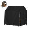 Onlyme Outdoor Playhouse Cover for Kids,Heavy Duty Oxford Fabric Sun Protection Cover for Outside Playhouse, Easy On with Side Zipper, 52 x 63 x 63 Inches (Black) view 1