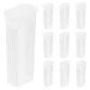 KOMBIUDA 10pcs Plastic Microscope Slide Storage Box for Laboratories and Hospitals Slide Capacity Provides Protection and Staining Convenience view 1