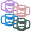 ifundom Silicone Milk Bottle Handles Small Hand Shape for Babies 4pcs with Comfortable Grip and Easy to Clean Design Soft and Sturdy for Straw and Water Bottles view 1