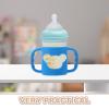 ifundom Silicone Milk Bottle Handles Small Hand Shape for Babies 4pcs with Comfortable Grip and Easy to Clean Design Soft and Sturdy for Straw and Water Bottles view 3