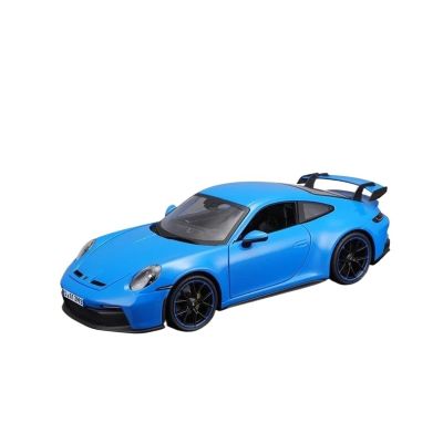 1 18 for Porsche 911 Gt3 Sports Car Miniature Diecast Model Alloy Luxury Vehicle Toys Collection(Blue)