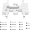 Chordelia RC Aluminum Alloy Gearbox Mount/Transmission Plate (2-Piece Set) - SCX24 C10 1/24 Upgrade with Base(Silver) view 4