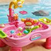 Piceioep Automatic Water Circulation Fishing Game Water Table Toy Set for Outdoor Indoor Bath Pool WaterPlay Activity Table Playset Toy view 4