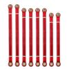 RC Crawlers Components for Axial for SCX10 for RGT 86100 1/10 Metal Suspension Tie Rod 313mm Connecting RC Crawler Upgrade Parts(Red 5mm) view 1