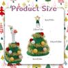 Rarjuiey 7 Inch Desk Goose Christmas Outfits, Mini Christma Tree Costume, Winter Desk Goose Christmas Outfit Clohtes, for Desktop Key Magnetic Statue Xmas Office Home Deco (Xmas Tree, One Size) view 2