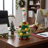 Rarjuiey 7 Inch Desk Goose Christmas Outfits, Mini Christma Tree Costume, Winter Desk Goose Christmas Outfit Clohtes, for Desktop Key Magnetic Statue Xmas Office Home Deco (Xmas Tree, One Size) view 3