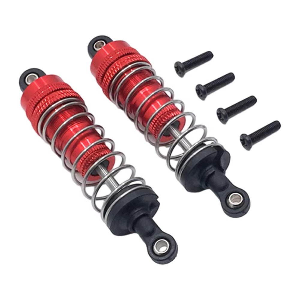 Rc Special Shock Absorber for Wltoys 144001 144010 2pcs Metal Shock Absorber RC Car Off-Road Vehicle Tracked Vehicle Parts and Accessories Upgrade Replacement Use