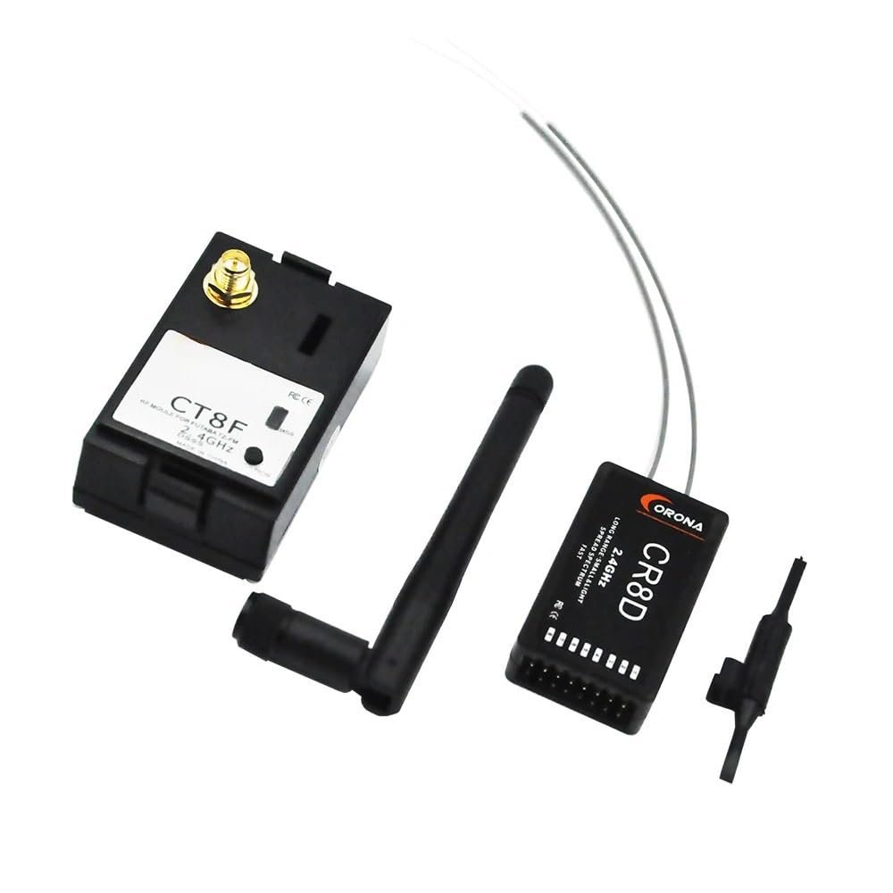 2.4GHz CT8F V2 Module and CR8D Receiver Combo(CT8F TX and CR8D RX)