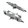 NAVXRSE RC Complete Axle Set for WPL C14 C24 B14 B24 B16 B36 1/16 RC for Rock Crawler Car Parts Metal Front/Rear Bridge Axle(Silver) view 1